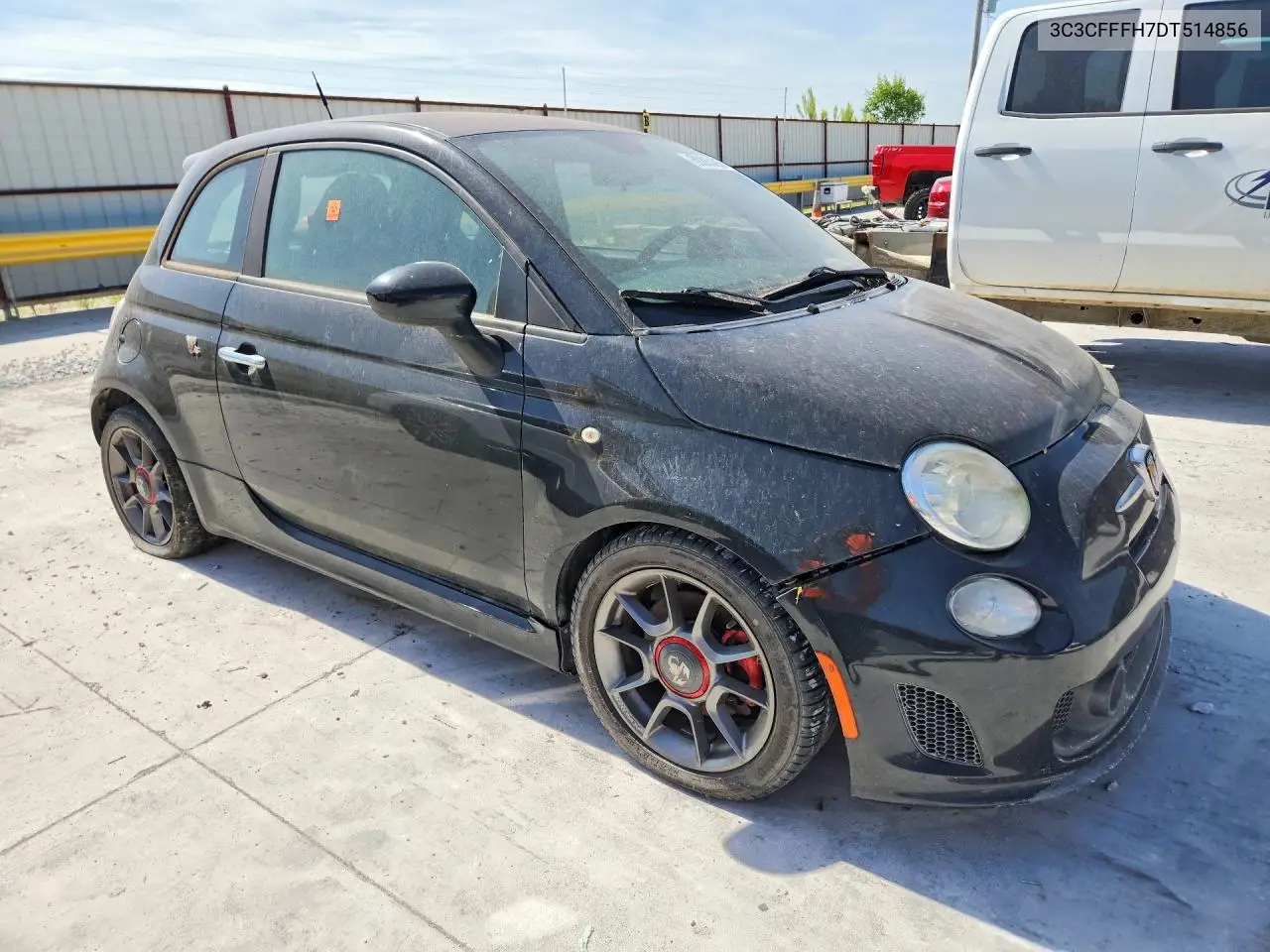 2013 Fiat 500 Abarth VIN: 3C3CFFFH7DT514856 Lot: 59285896