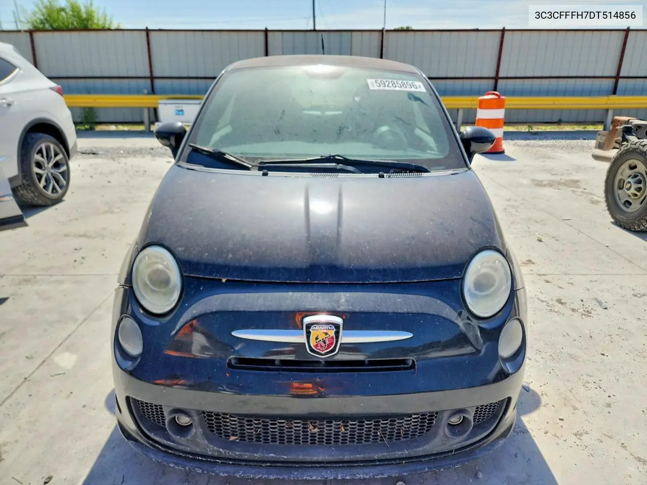 2013 Fiat 500 Abarth VIN: 3C3CFFFH7DT514856 Lot: 59285896