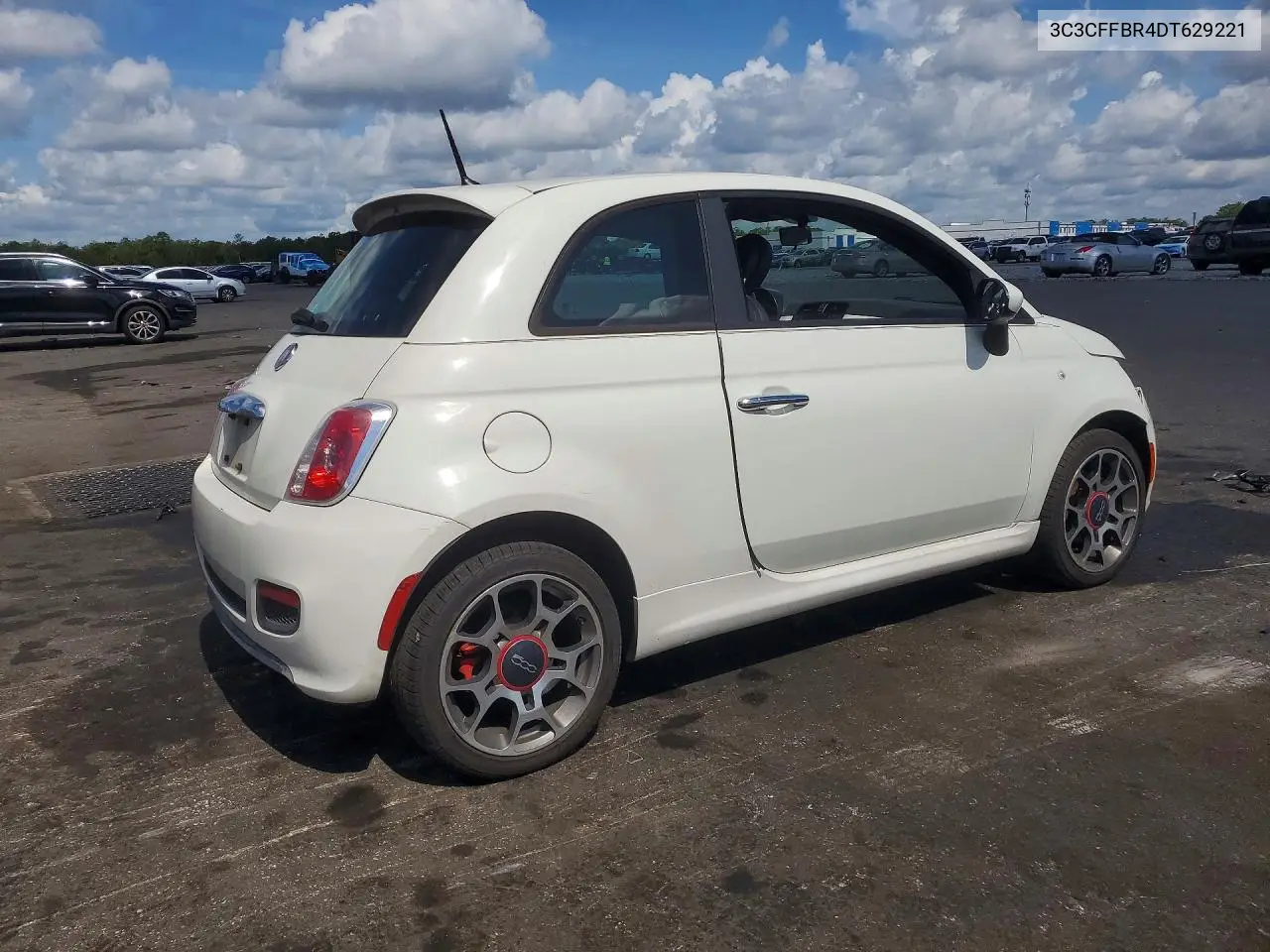 2013 Fiat 500 Sport VIN: 3C3CFFBR4DT629221 Lot: 59333956