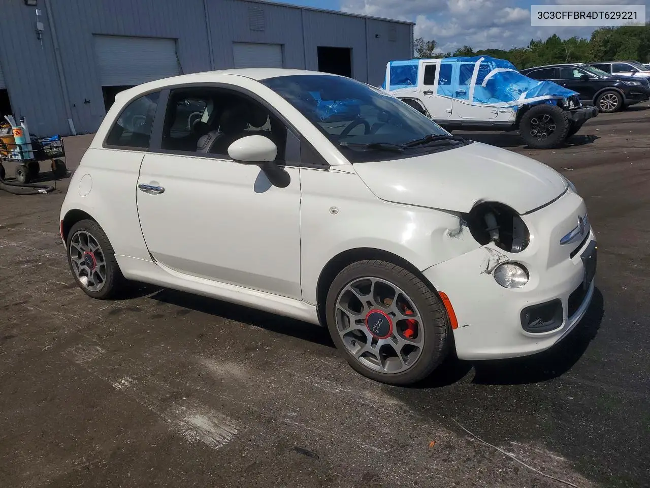 2013 Fiat 500 Sport VIN: 3C3CFFBR4DT629221 Lot: 59333956