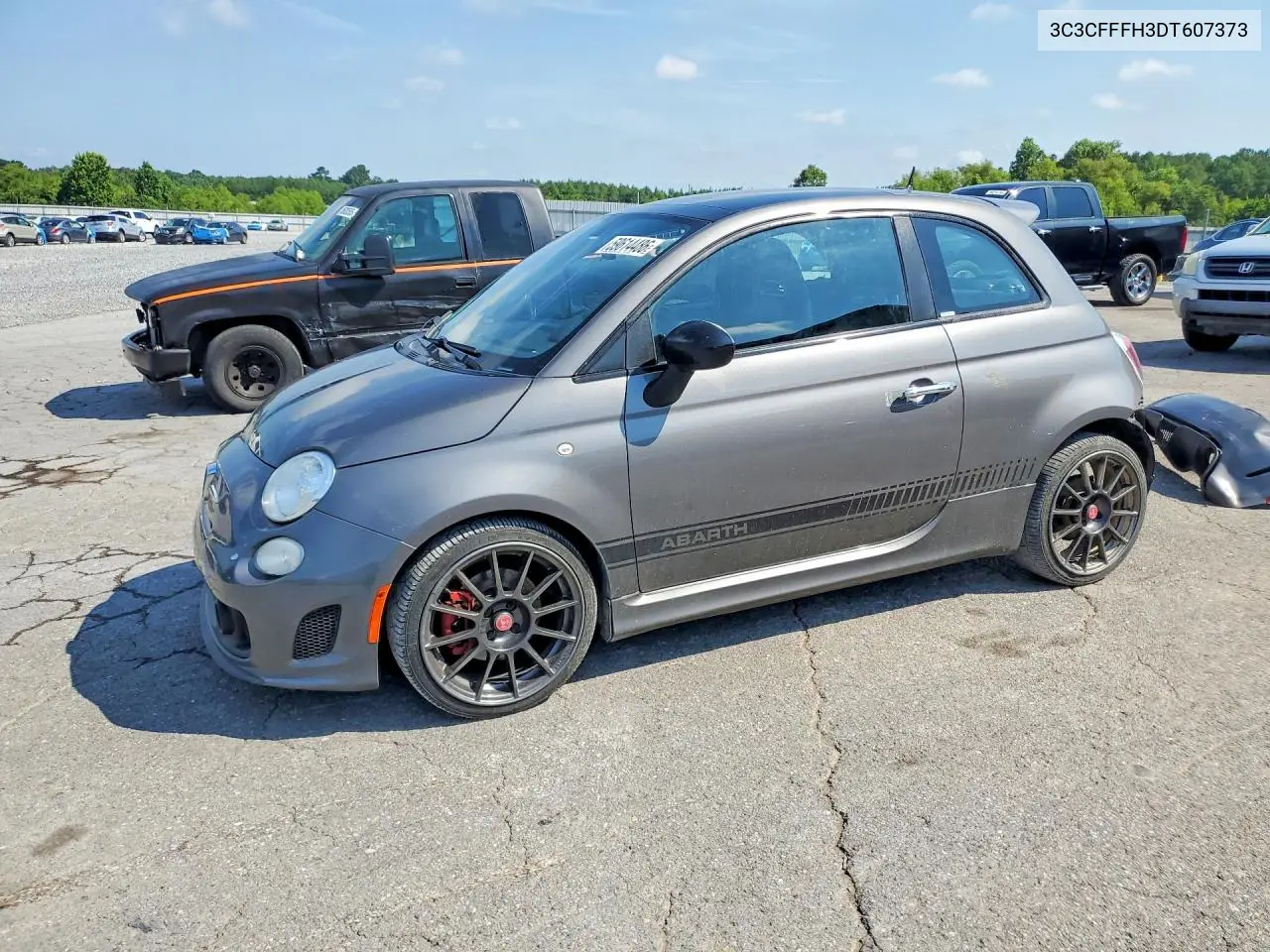 2013 Fiat 500 Abarth VIN: 3C3CFFFH3DT607373 Lot: 59614486