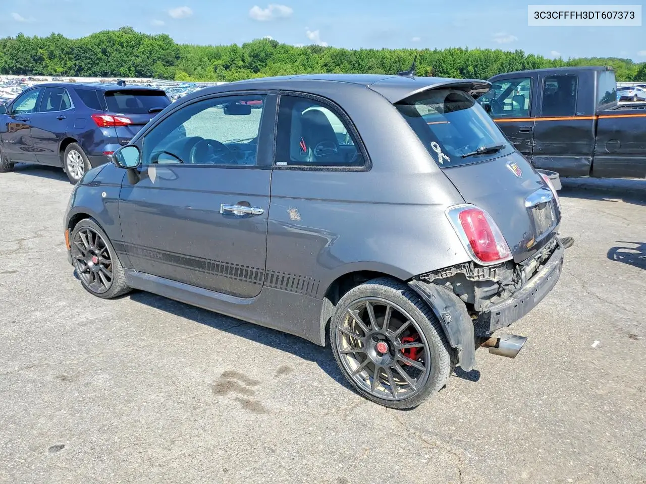 2013 Fiat 500 Abarth VIN: 3C3CFFFH3DT607373 Lot: 59614486