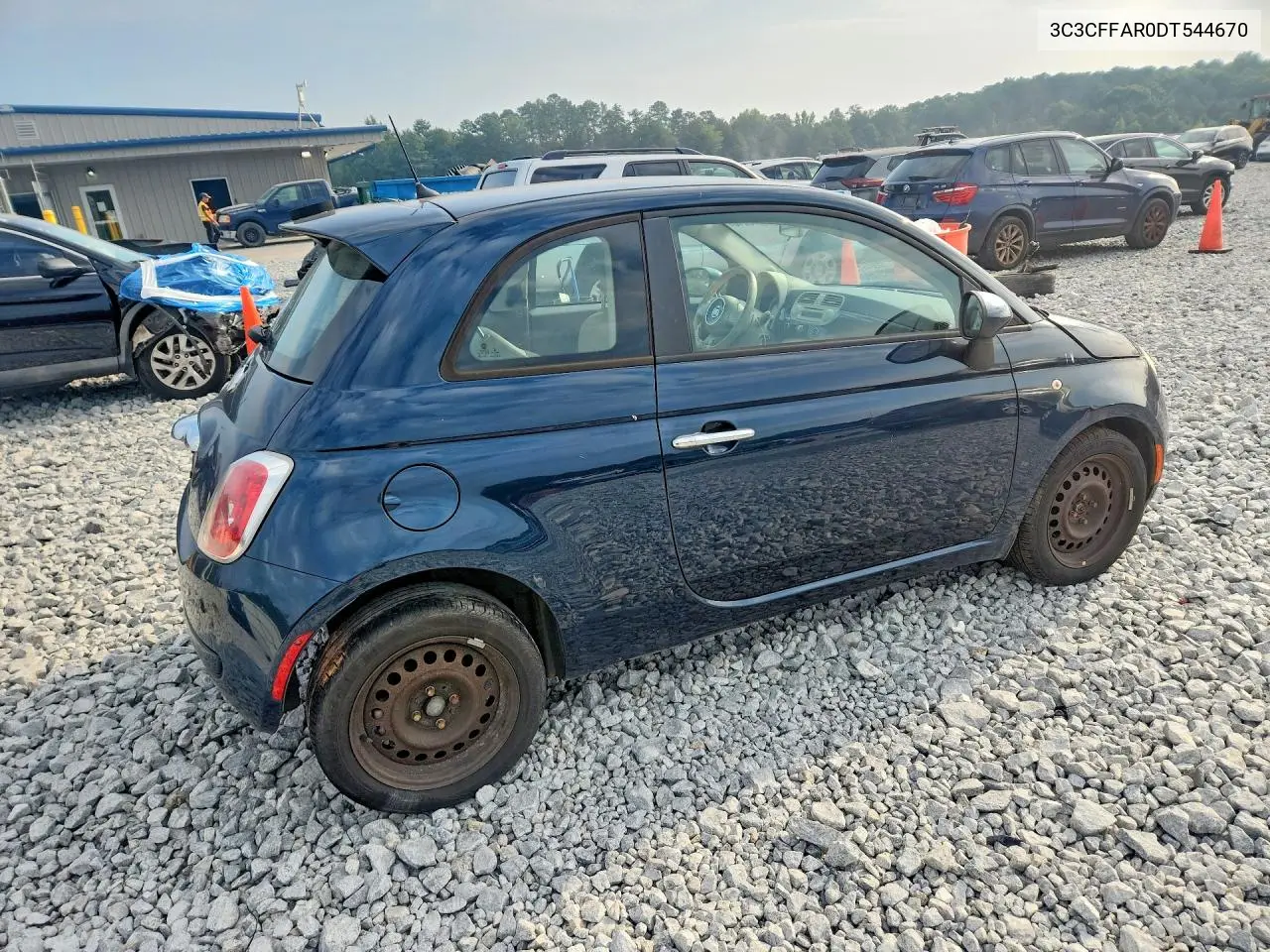2013 Fiat 500 Pop VIN: 3C3CFFAR0DT544670 Lot: 59619846