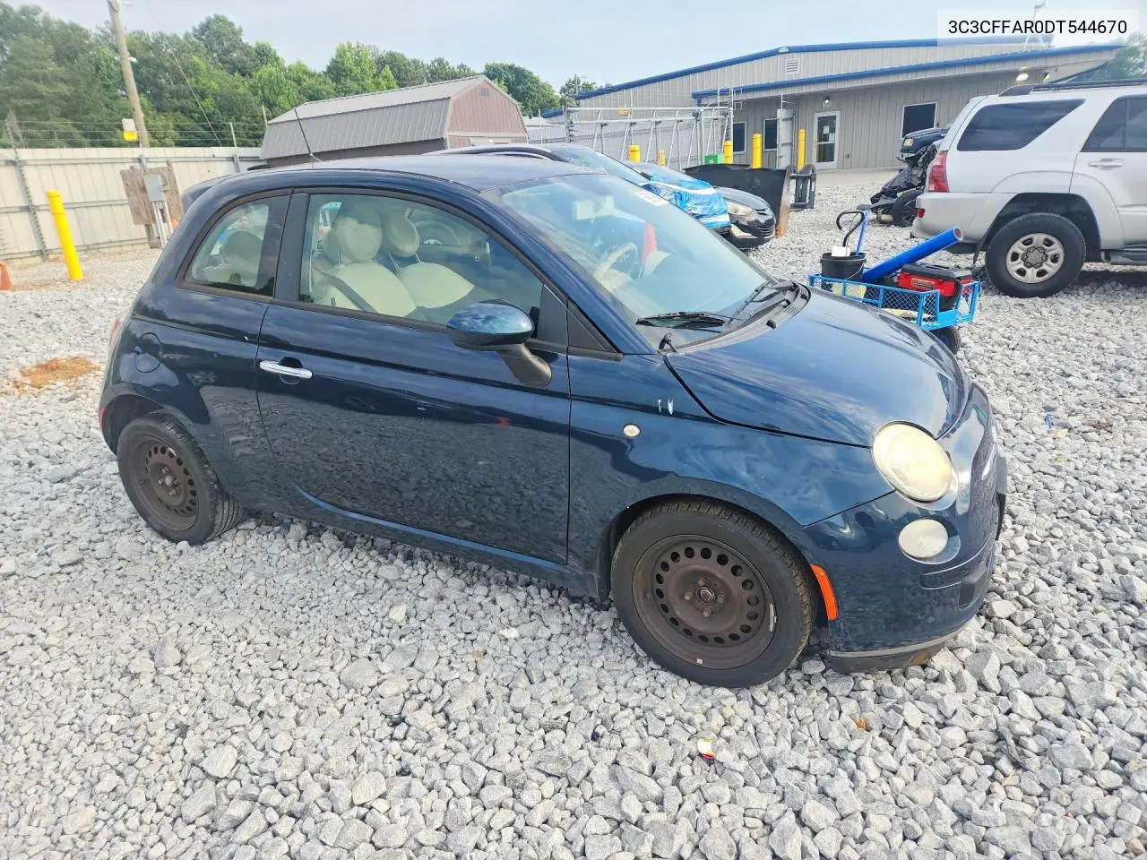 2013 Fiat 500 Pop VIN: 3C3CFFAR0DT544670 Lot: 59619846