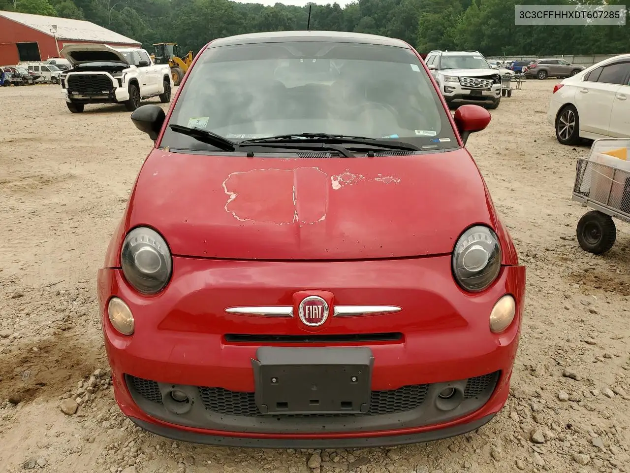 2013 Fiat 500 Sport VIN: 3C3CFFHHXDT607285 Lot: 60196416