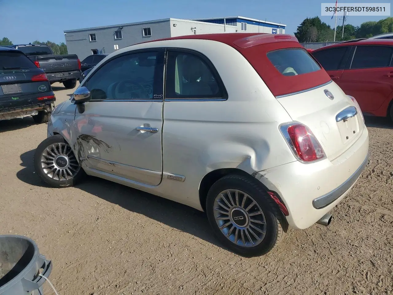 2013 Fiat 500 Lounge VIN: 3C3CFFER5DT598511 Lot: 60479846