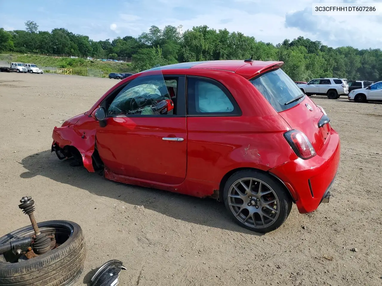 2013 Fiat 500 Sport VIN: 3C3CFFHH1DT607286 Lot: 60572666