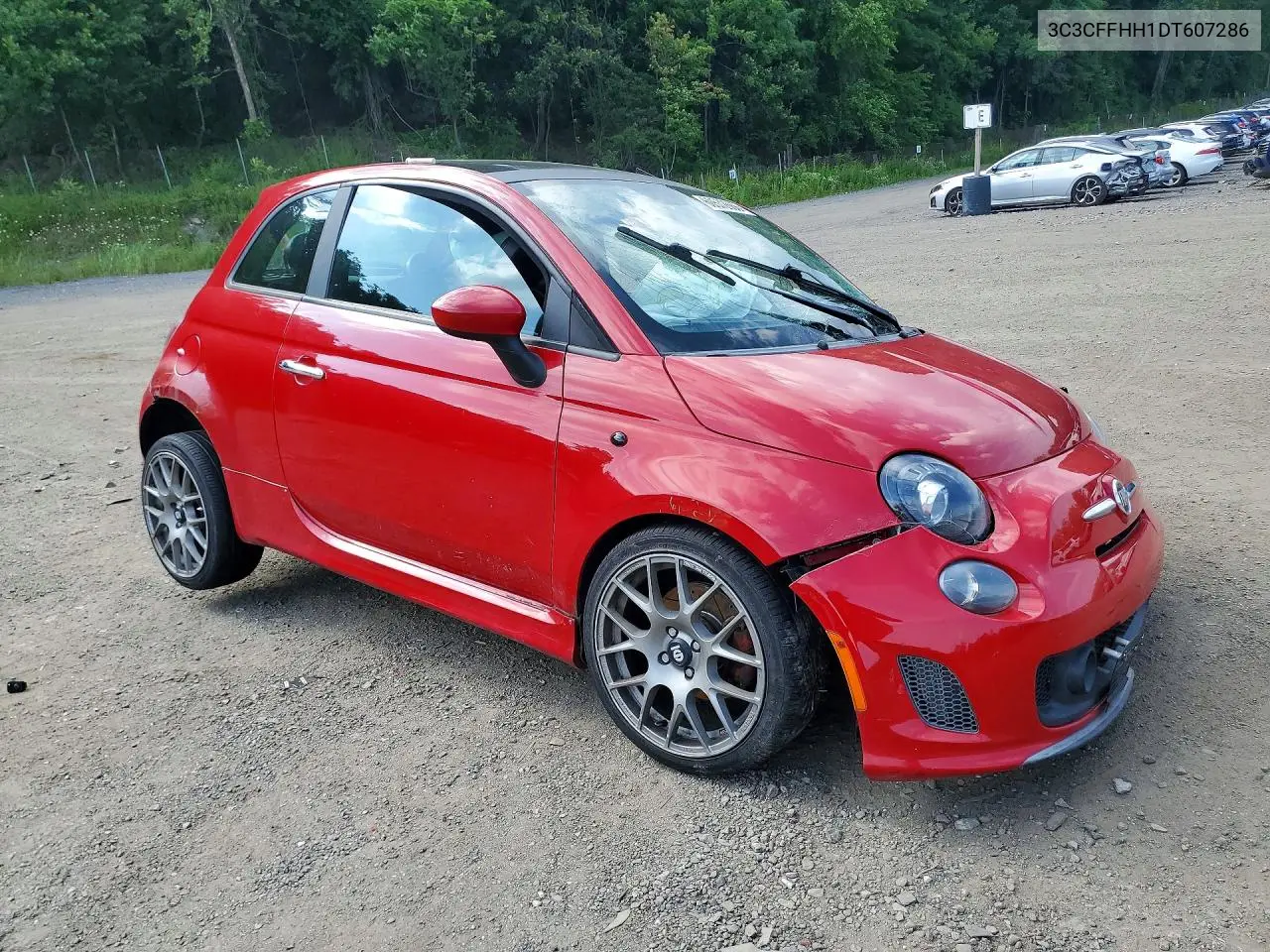 2013 Fiat 500 Sport VIN: 3C3CFFHH1DT607286 Lot: 60572666
