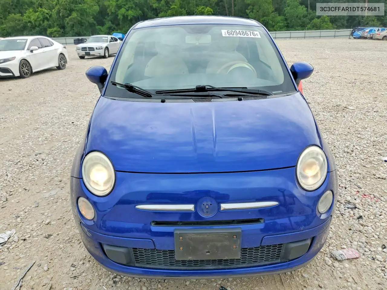 2013 Fiat 500 Pop VIN: 3C3CFFAR1DT574681 Lot: 60948676