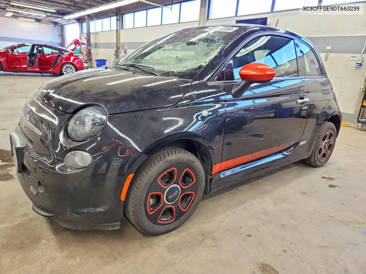 2013 Fiat 500 Electric VIN: 3C3CFFGE9DT663239 Lot: 61115286