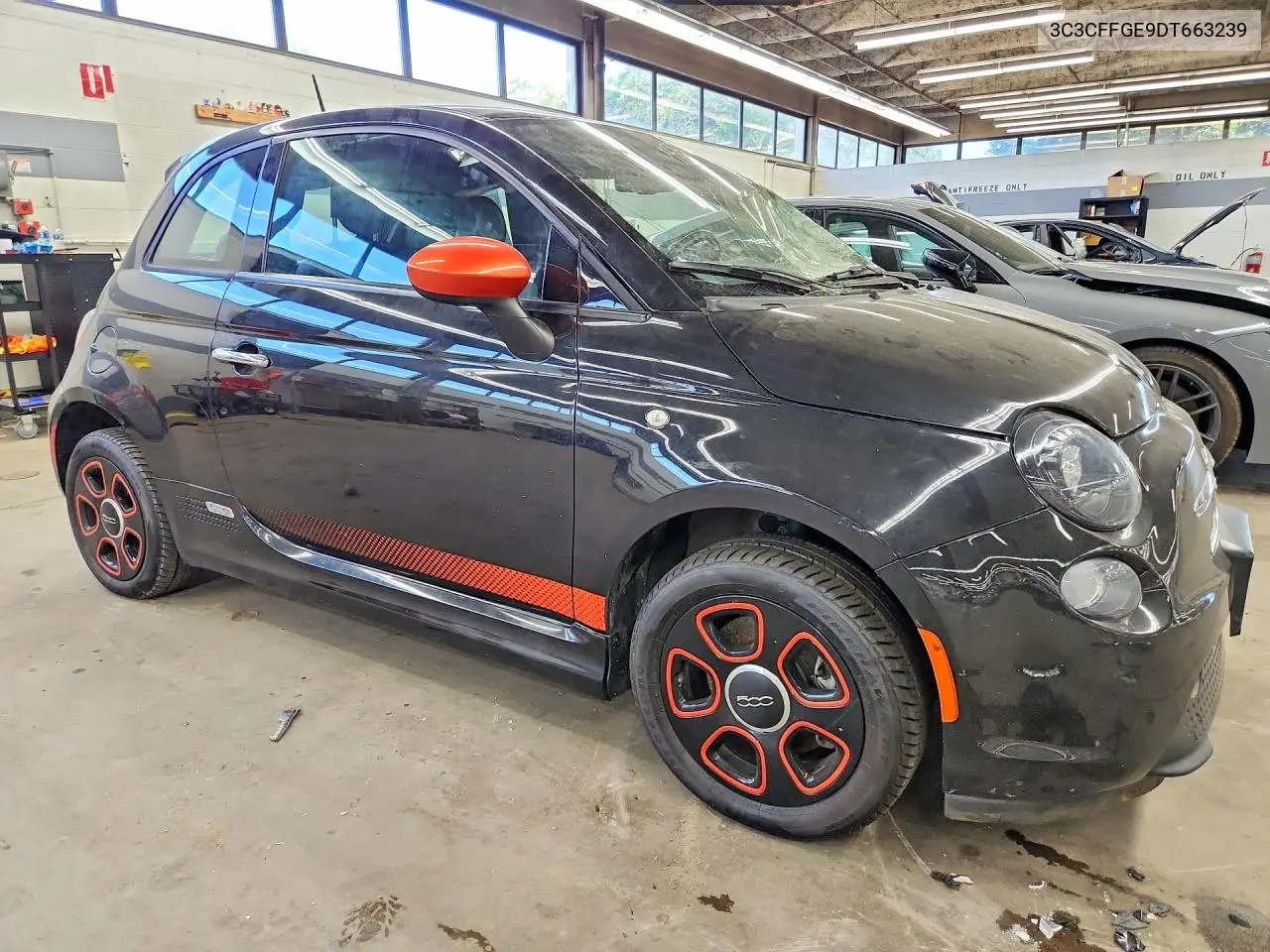 2013 Fiat 500 Electric VIN: 3C3CFFGE9DT663239 Lot: 61115286