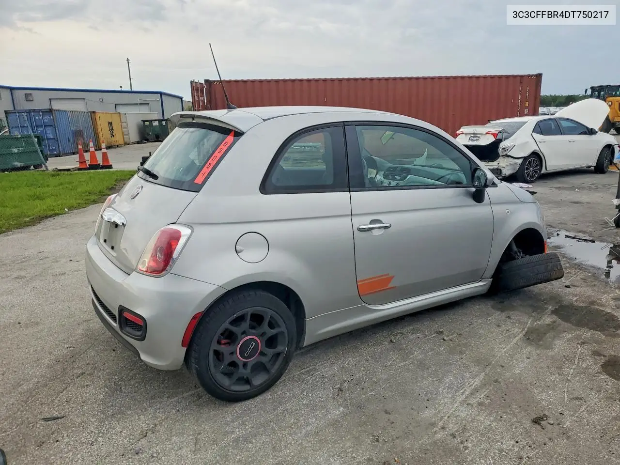 2013 Fiat 500 Sport VIN: 3C3CFFBR4DT750217 Lot: 61590186
