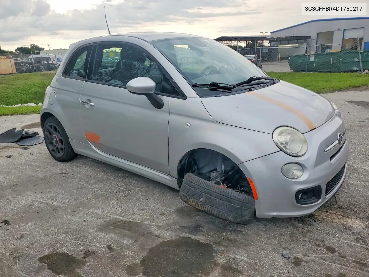2013 Fiat 500 Sport VIN: 3C3CFFBR4DT750217 Lot: 61590186