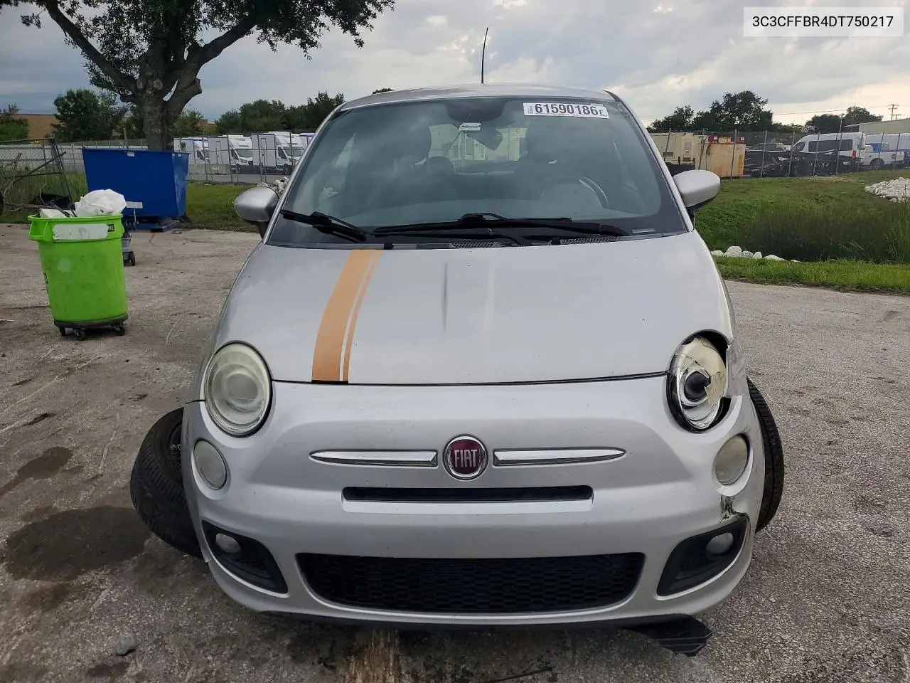2013 Fiat 500 Sport VIN: 3C3CFFBR4DT750217 Lot: 61590186