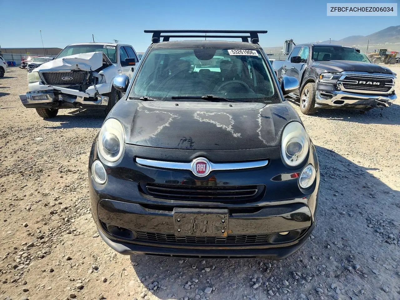 2014 Fiat 500L Lounge VIN: ZFBCFACH0EZ006034 Lot: 53261906
