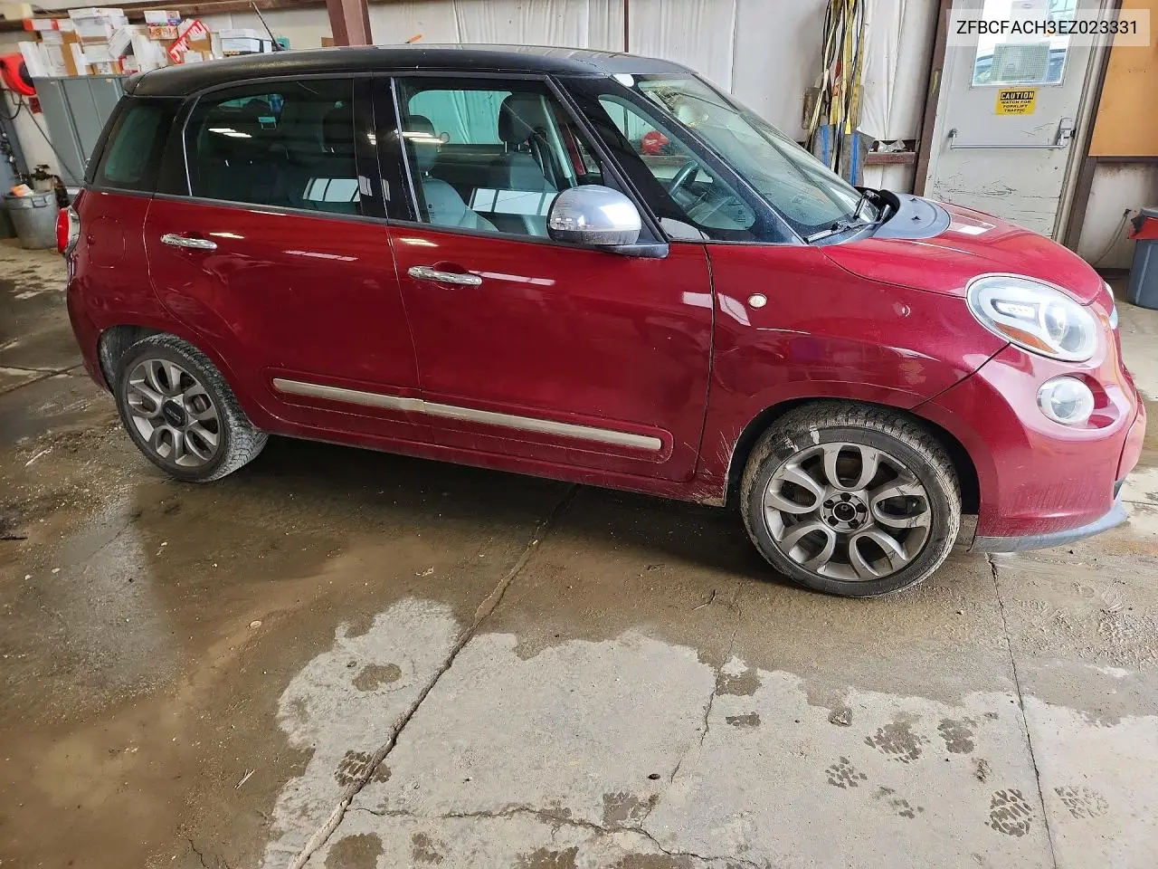2014 Fiat 500L Lounge VIN: ZFBCFACH3EZ023331 Lot: 55309286