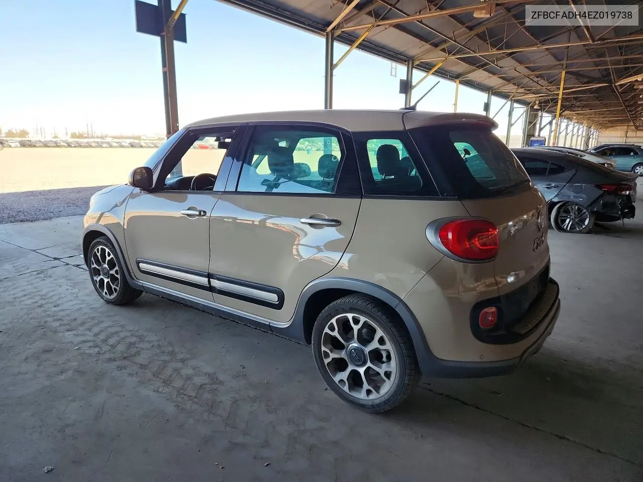 2014 Fiat 500L Trekking VIN: ZFBCFADH4EZ019738 Lot: 57099606