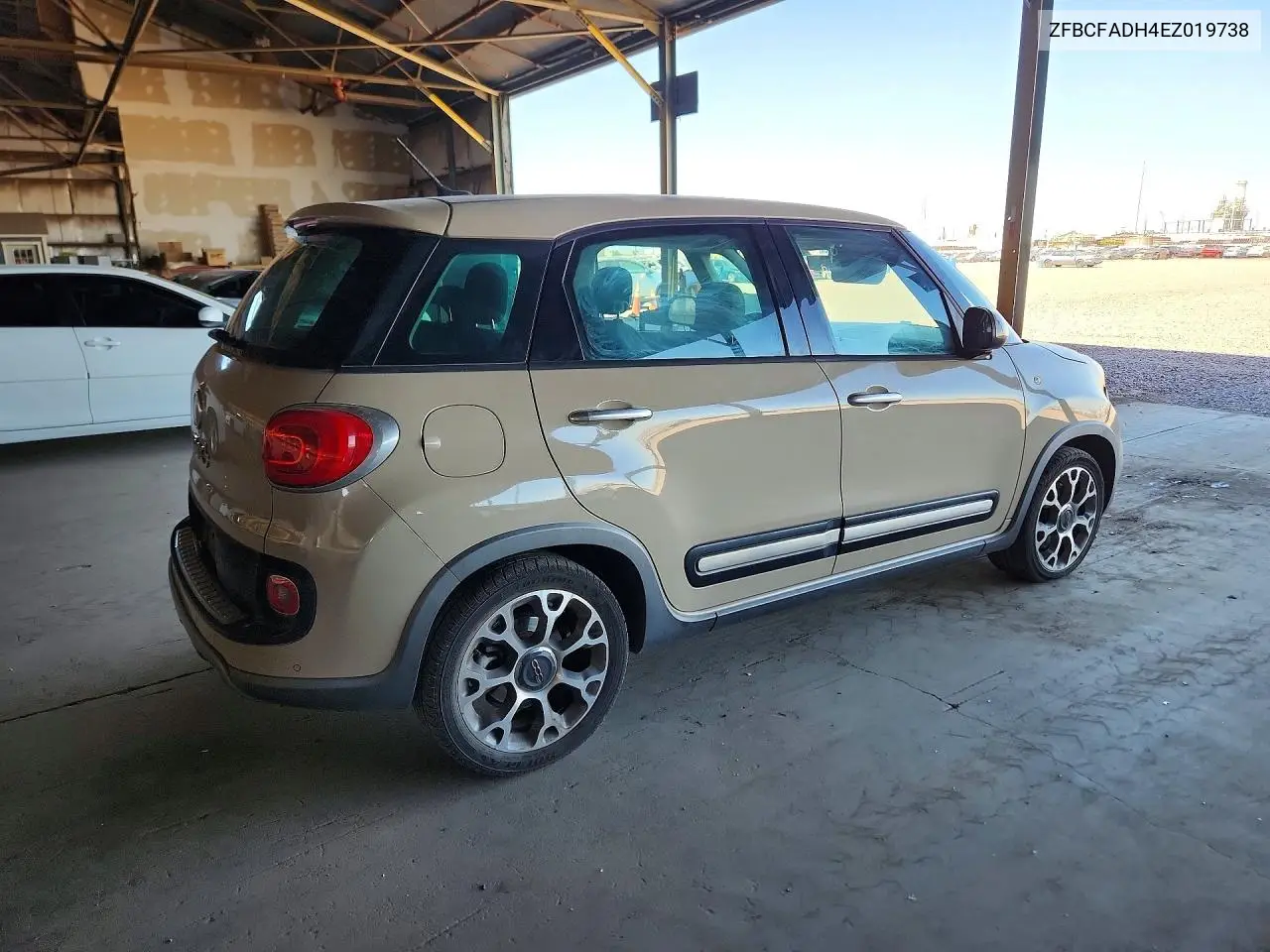 2014 Fiat 500L Trekking VIN: ZFBCFADH4EZ019738 Lot: 57099606
