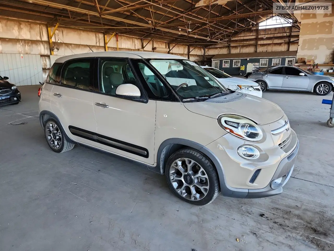 2014 Fiat 500L Trekking VIN: ZFBCFADH4EZ019738 Lot: 57099606