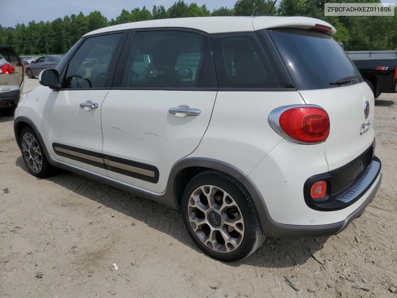 2014 Fiat 500L Trekking VIN: ZFBCFADHXEZ011806 Lot: 57388714