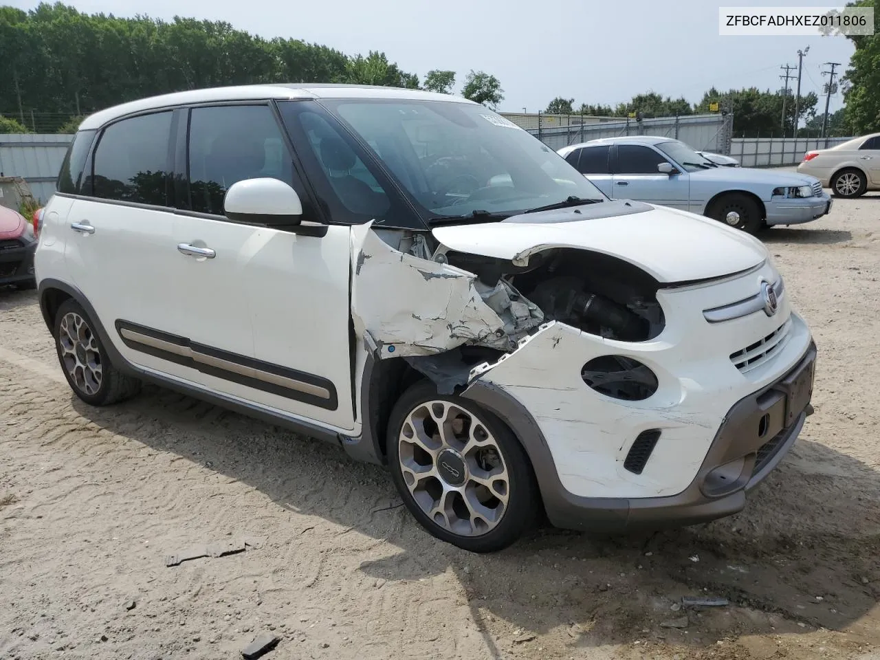 2014 Fiat 500L Trekking VIN: ZFBCFADHXEZ011806 Lot: 57388714
