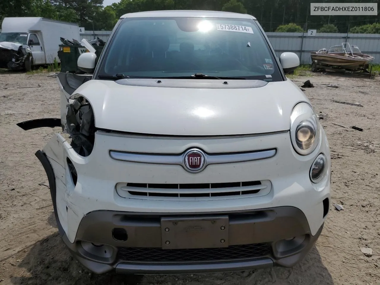 2014 Fiat 500L Trekking VIN: ZFBCFADHXEZ011806 Lot: 57388714