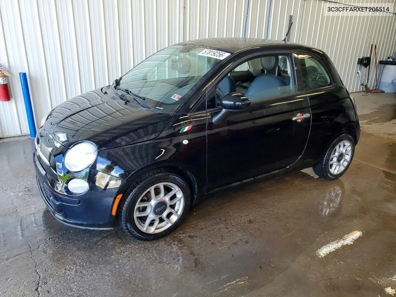 2014 Fiat 500 Pop VIN: 3C3CFFARXET205514 Lot: 57819256