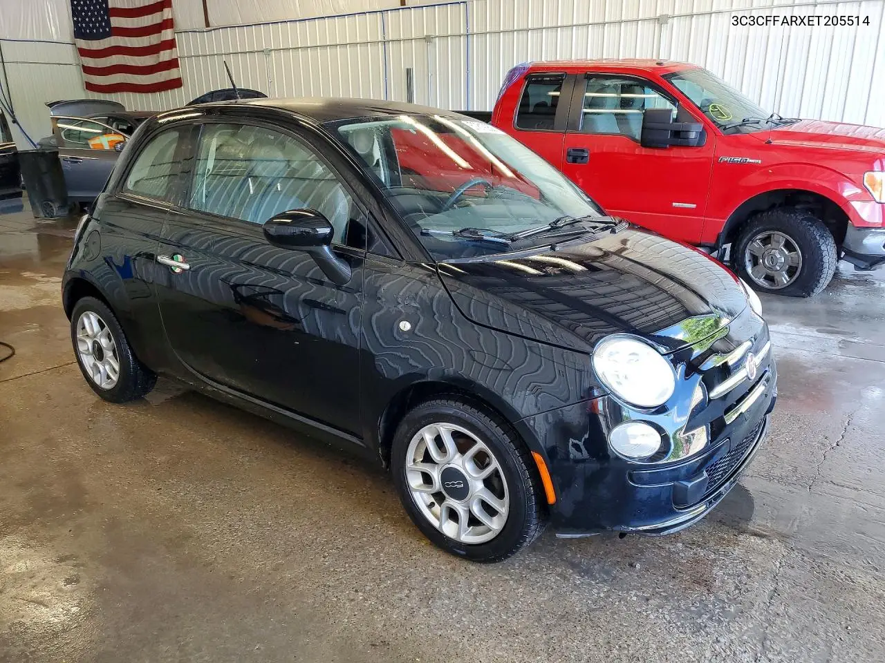 2014 Fiat 500 Pop VIN: 3C3CFFARXET205514 Lot: 57819256