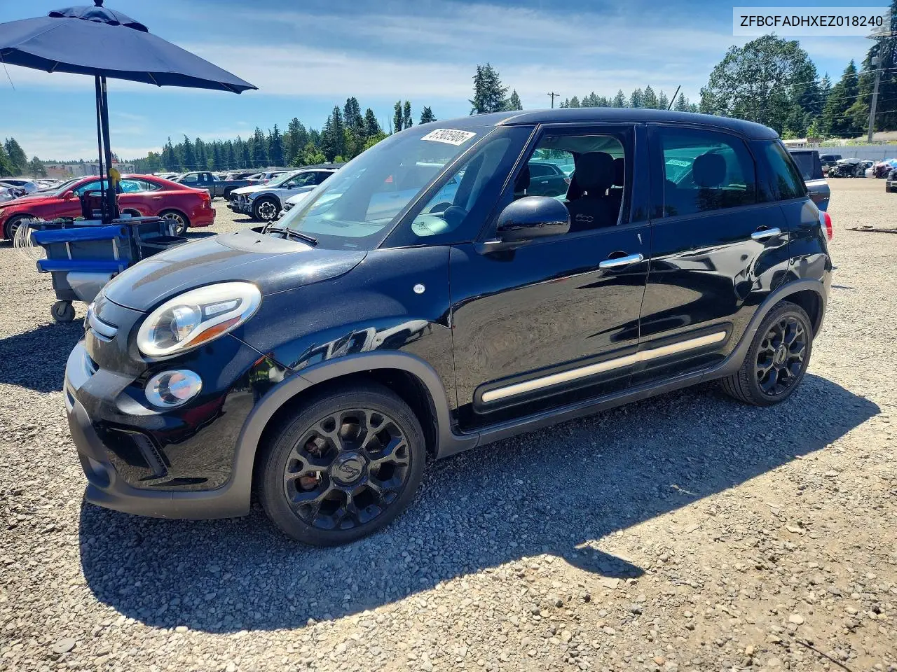 2014 Fiat 500L Trekking VIN: ZFBCFADHXEZ018240 Lot: 57905906