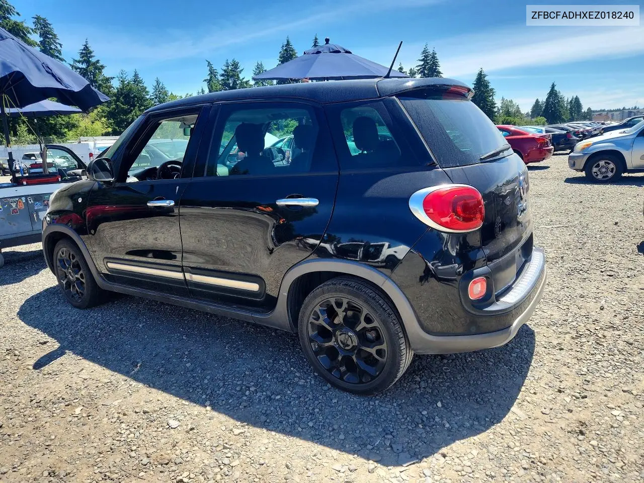 2014 Fiat 500L Trekking VIN: ZFBCFADHXEZ018240 Lot: 57905906