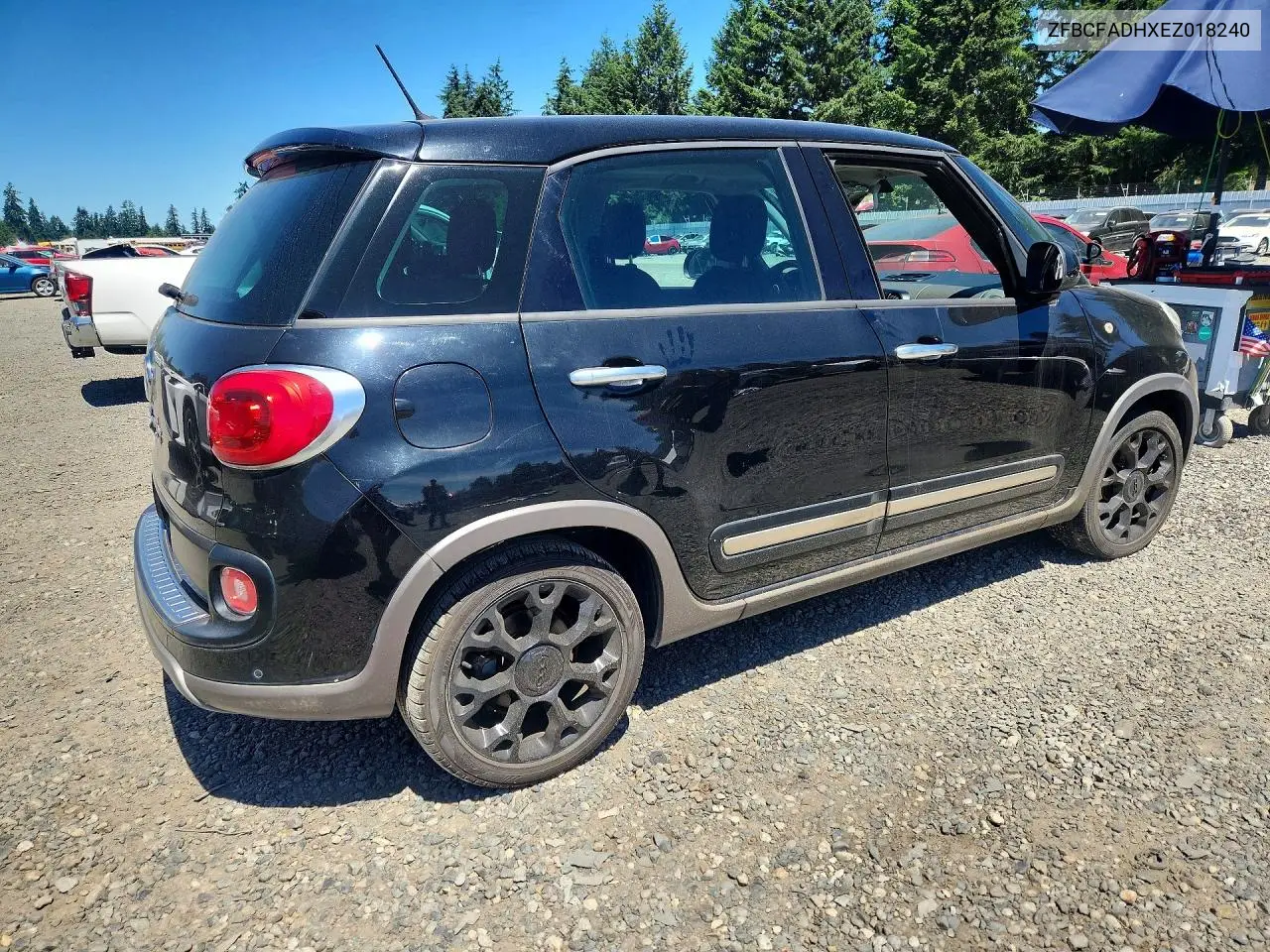 2014 Fiat 500L Trekking VIN: ZFBCFADHXEZ018240 Lot: 57905906
