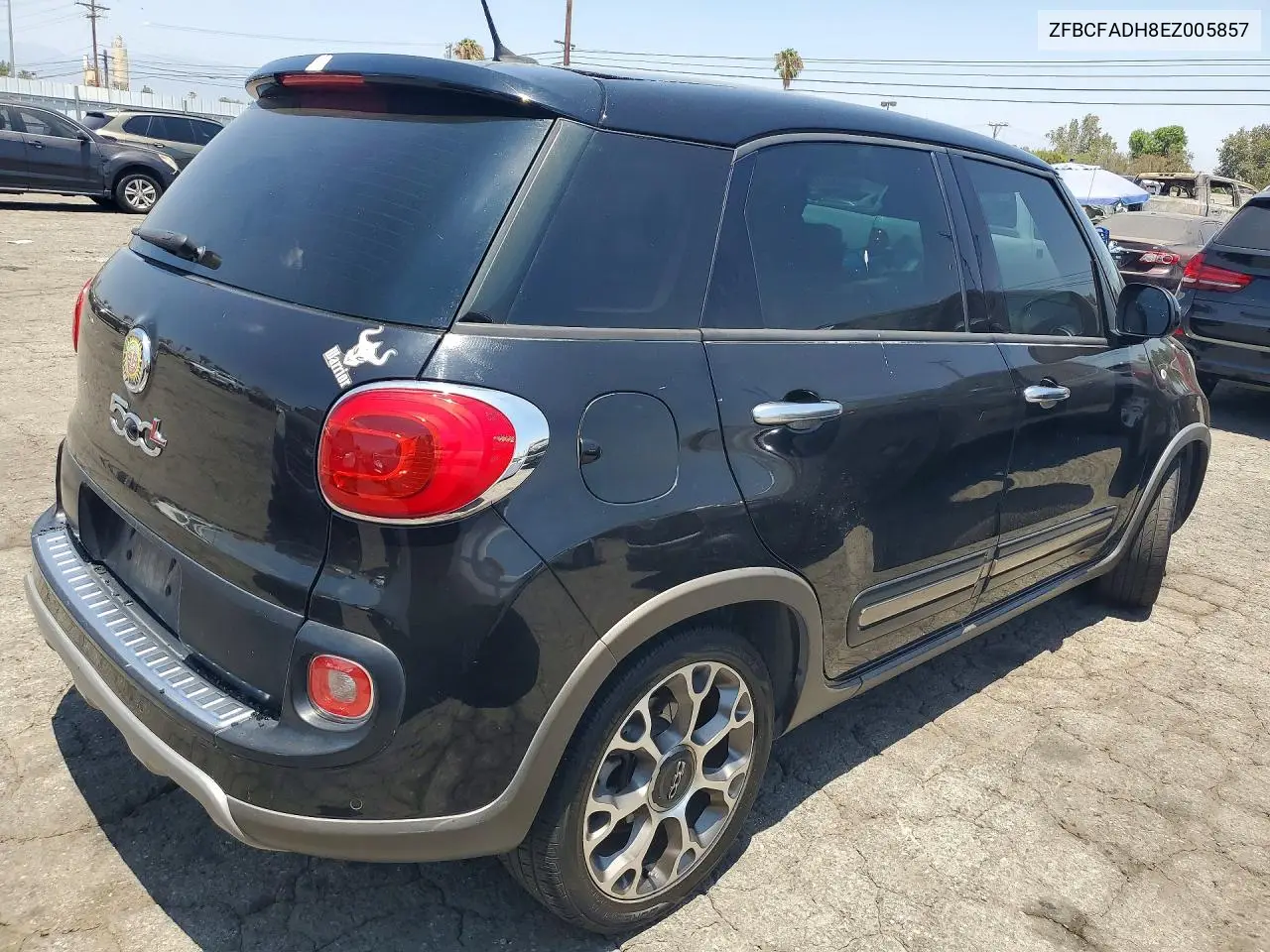 2014 Fiat 500L Trekking VIN: ZFBCFADH8EZ005857 Lot: 58907816