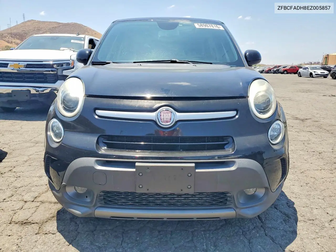 2014 Fiat 500L Trekking VIN: ZFBCFADH8EZ005857 Lot: 58907816