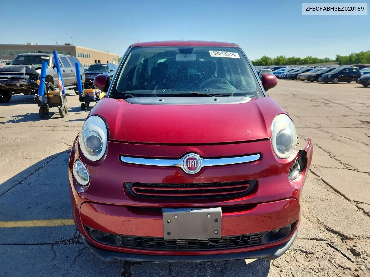 2014 Fiat 500L Easy VIN: ZFBCFABH3EZ020169 Lot: 59013346