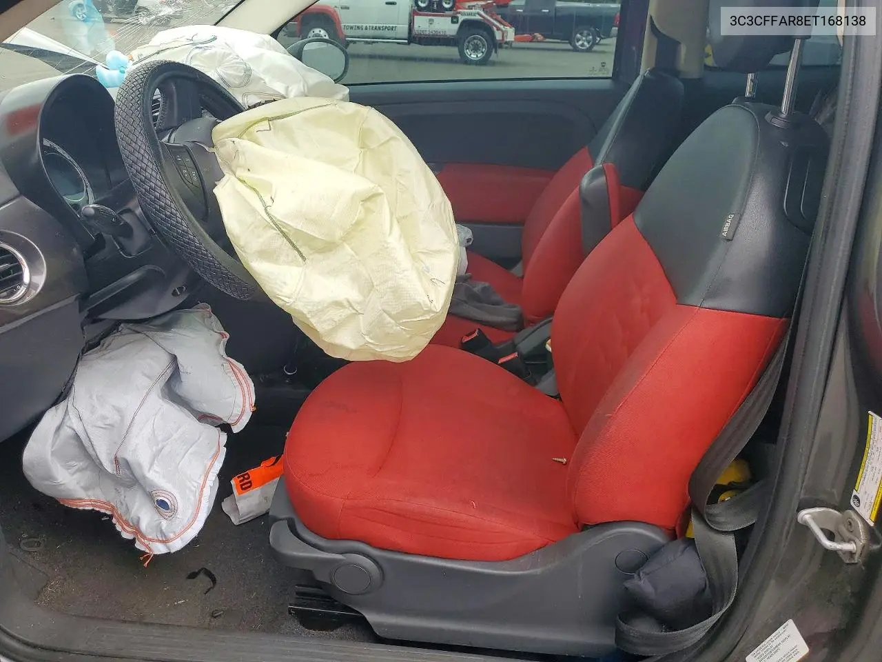2014 Fiat 500 Pop VIN: 3C3CFFAR8ET168138 Lot: 59198816