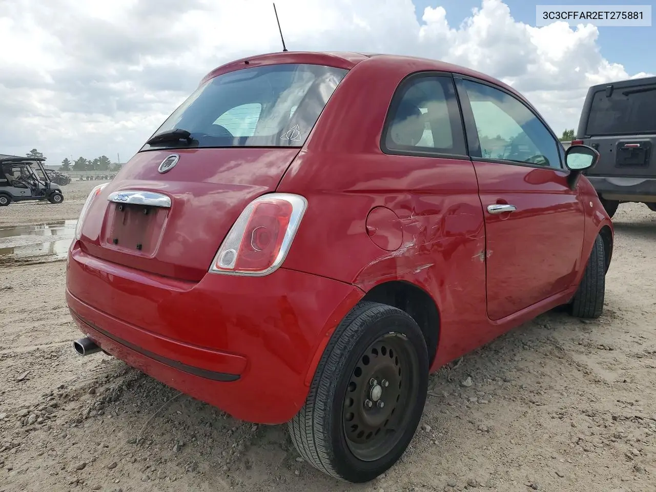 2014 Fiat 500 Pop VIN: 3C3CFFAR2ET275881 Lot: 59645036