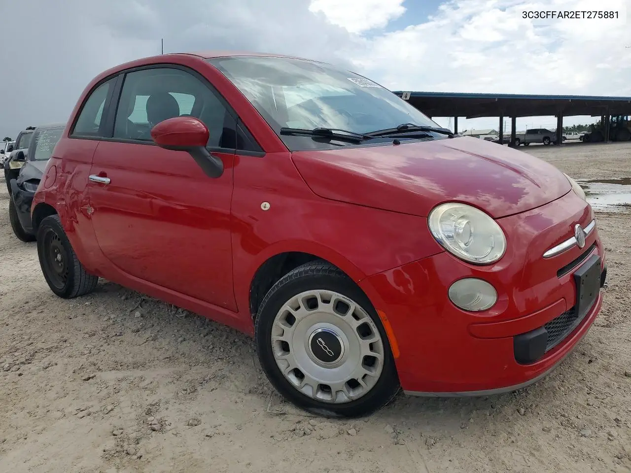 2014 Fiat 500 Pop VIN: 3C3CFFAR2ET275881 Lot: 59645036