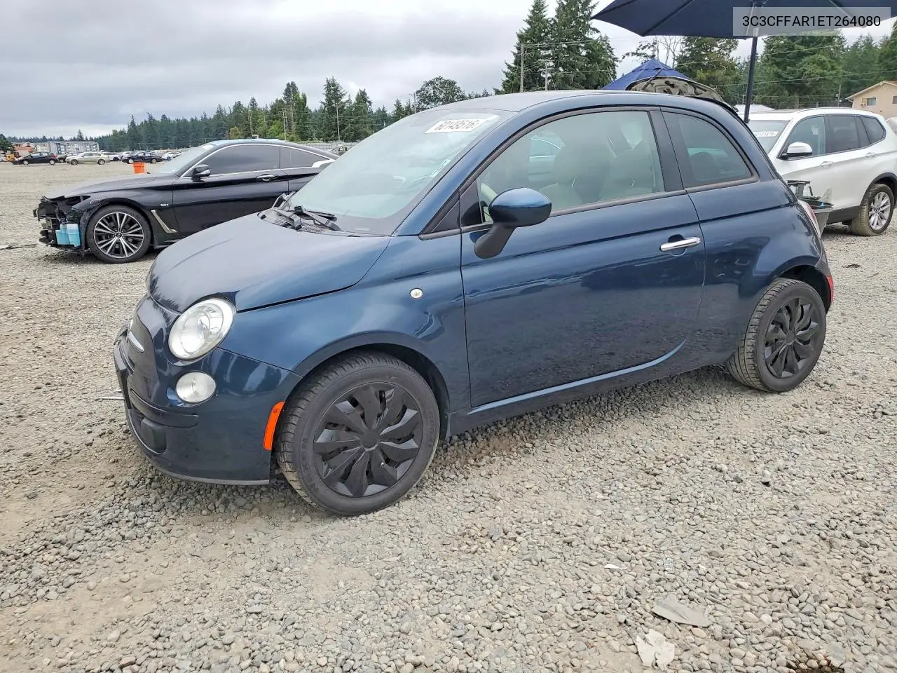 2014 Fiat 500 Pop VIN: 3C3CFFAR1ET264080 Lot: 60149516