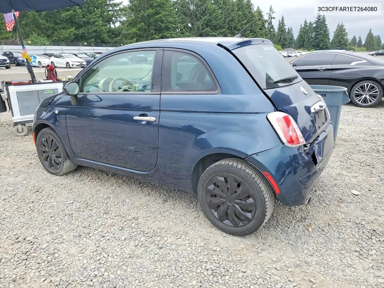 2014 Fiat 500 Pop VIN: 3C3CFFAR1ET264080 Lot: 60149516