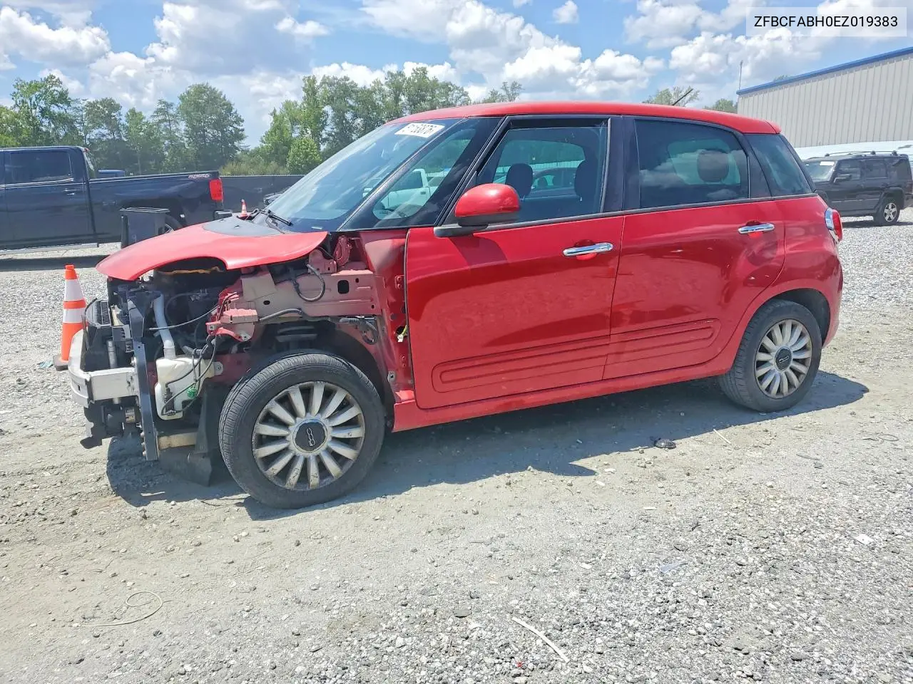2014 Fiat 500L Easy VIN: ZFBCFABH0EZ019383 Lot: 61153876