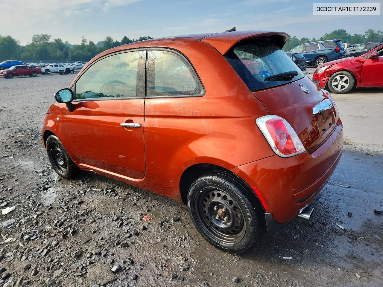 2014 Fiat 500 Pop VIN: 3C3CFFAR1ET172239 Lot: 61172466