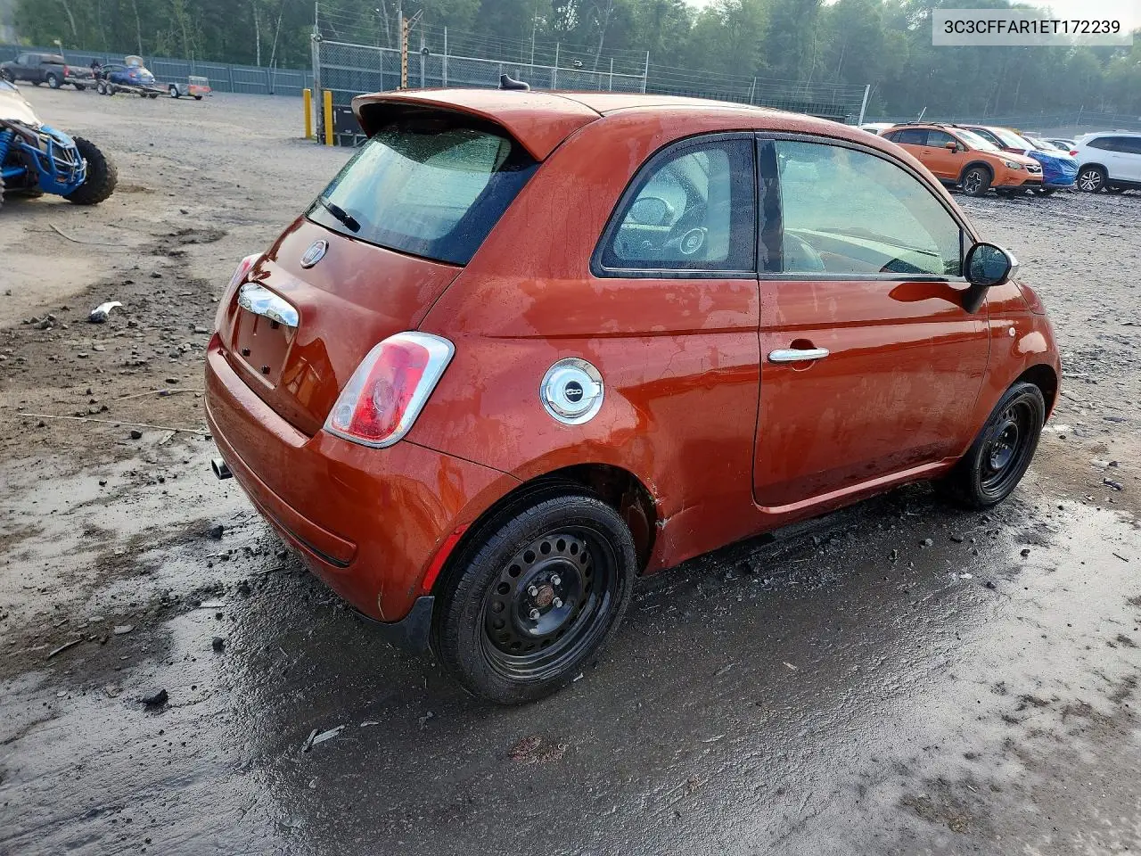 2014 Fiat 500 Pop VIN: 3C3CFFAR1ET172239 Lot: 61172466