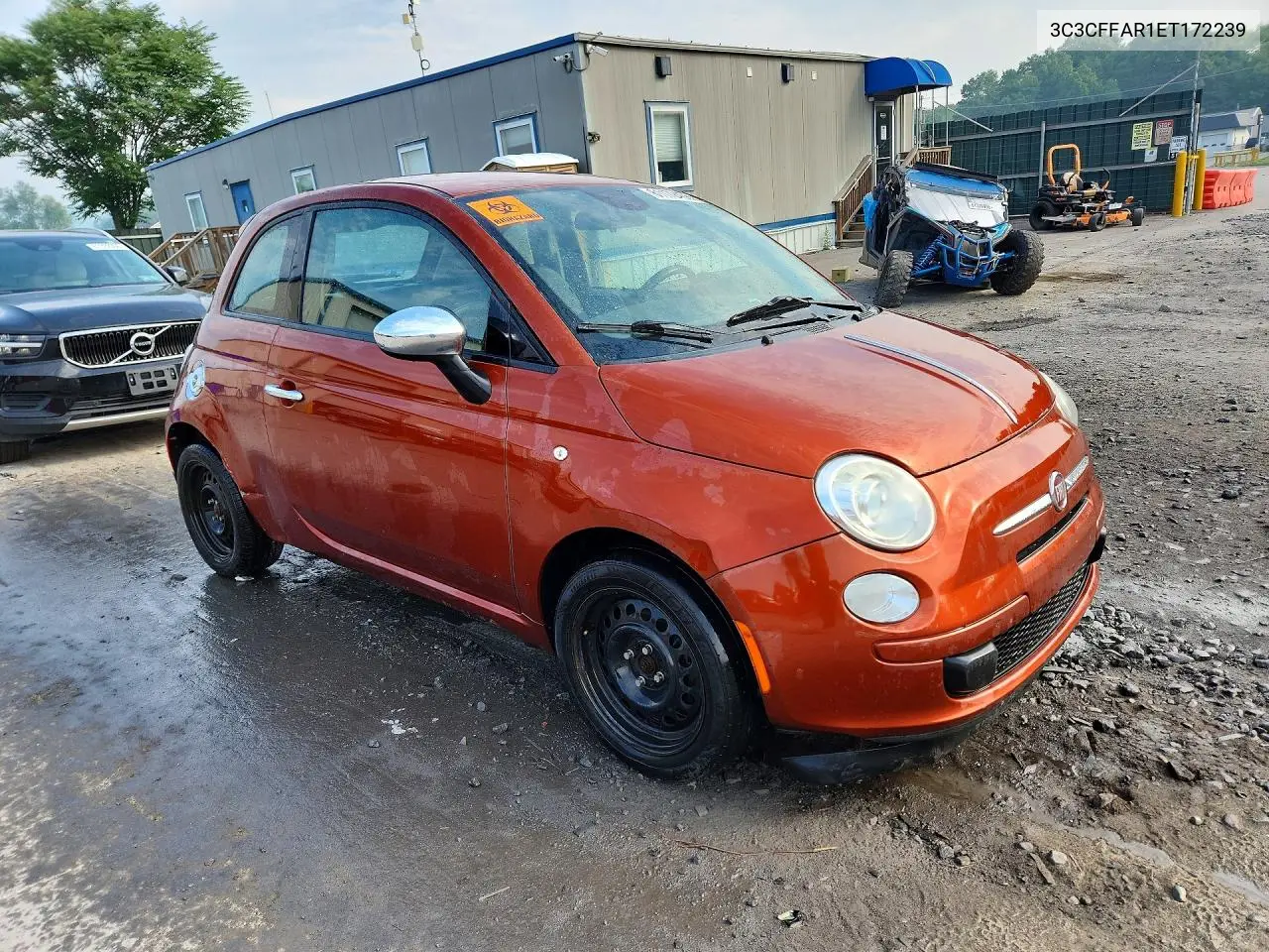 2014 Fiat 500 Pop VIN: 3C3CFFAR1ET172239 Lot: 61172466