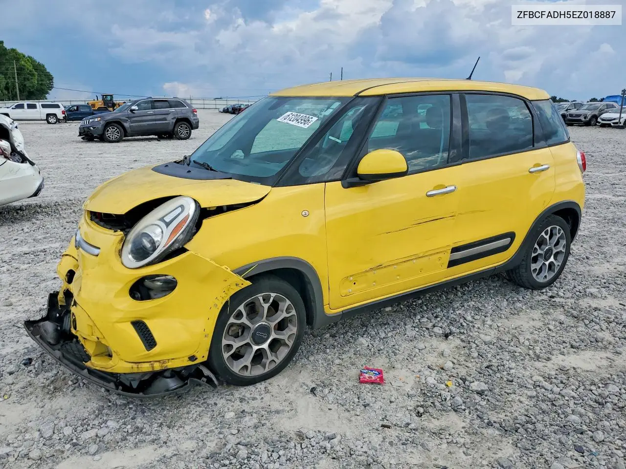 2014 Fiat 500L Trekking VIN: ZFBCFADH5EZ018887 Lot: 61204996