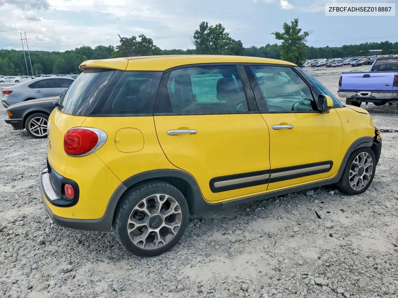 2014 Fiat 500L Trekking VIN: ZFBCFADH5EZ018887 Lot: 61204996