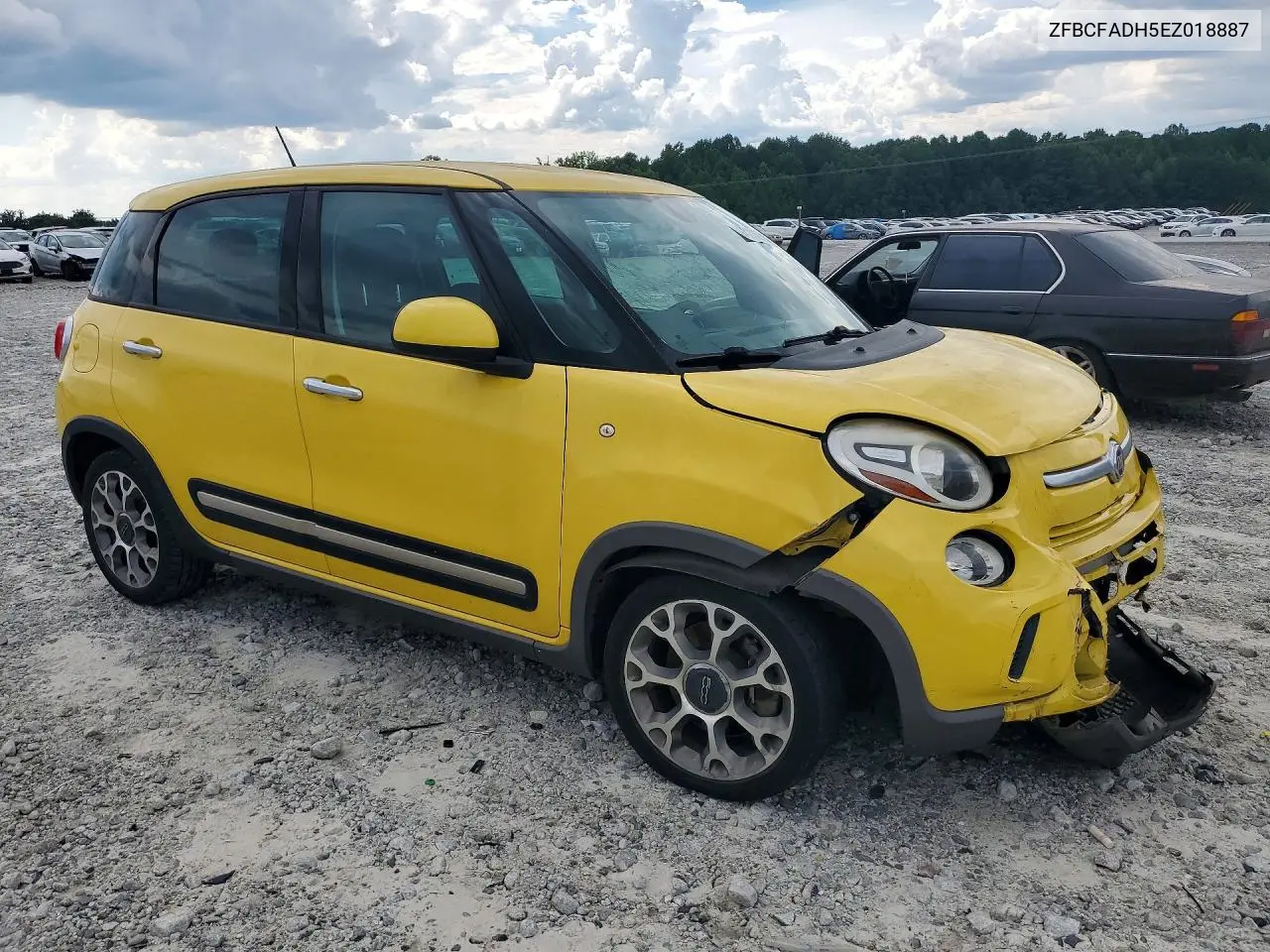2014 Fiat 500L Trekking VIN: ZFBCFADH5EZ018887 Lot: 61204996