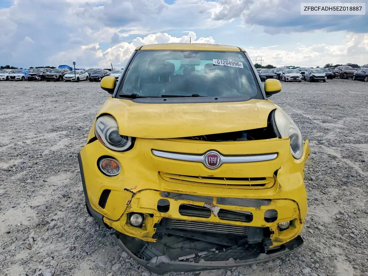 2014 Fiat 500L Trekking VIN: ZFBCFADH5EZ018887 Lot: 61204996