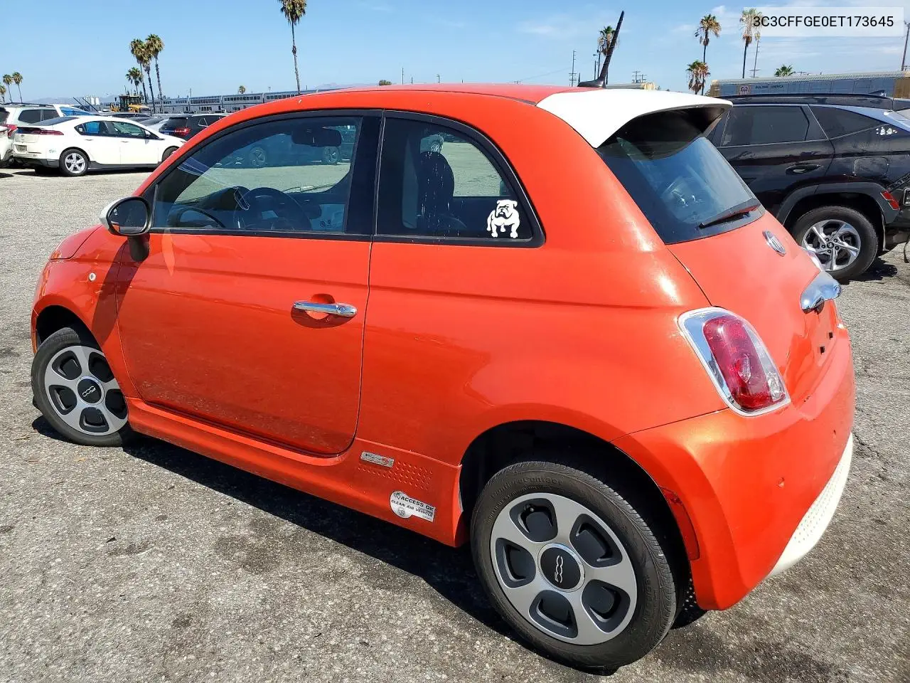 2014 Fiat 500 Electric VIN: 3C3CFFGE0ET173645 Lot: 61410866