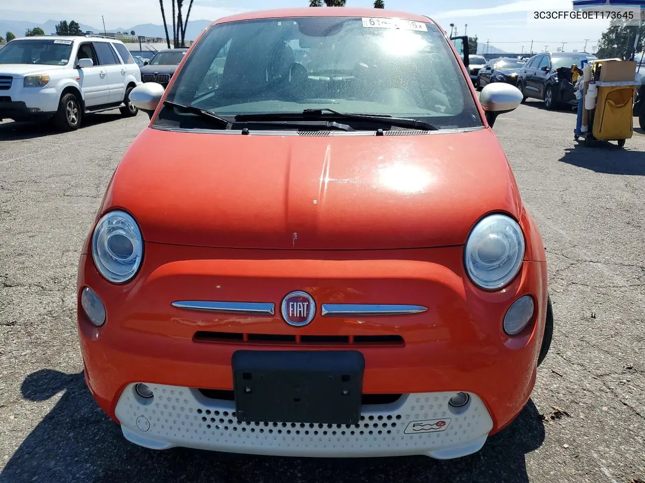 2014 Fiat 500 Electric VIN: 3C3CFFGE0ET173645 Lot: 61410866