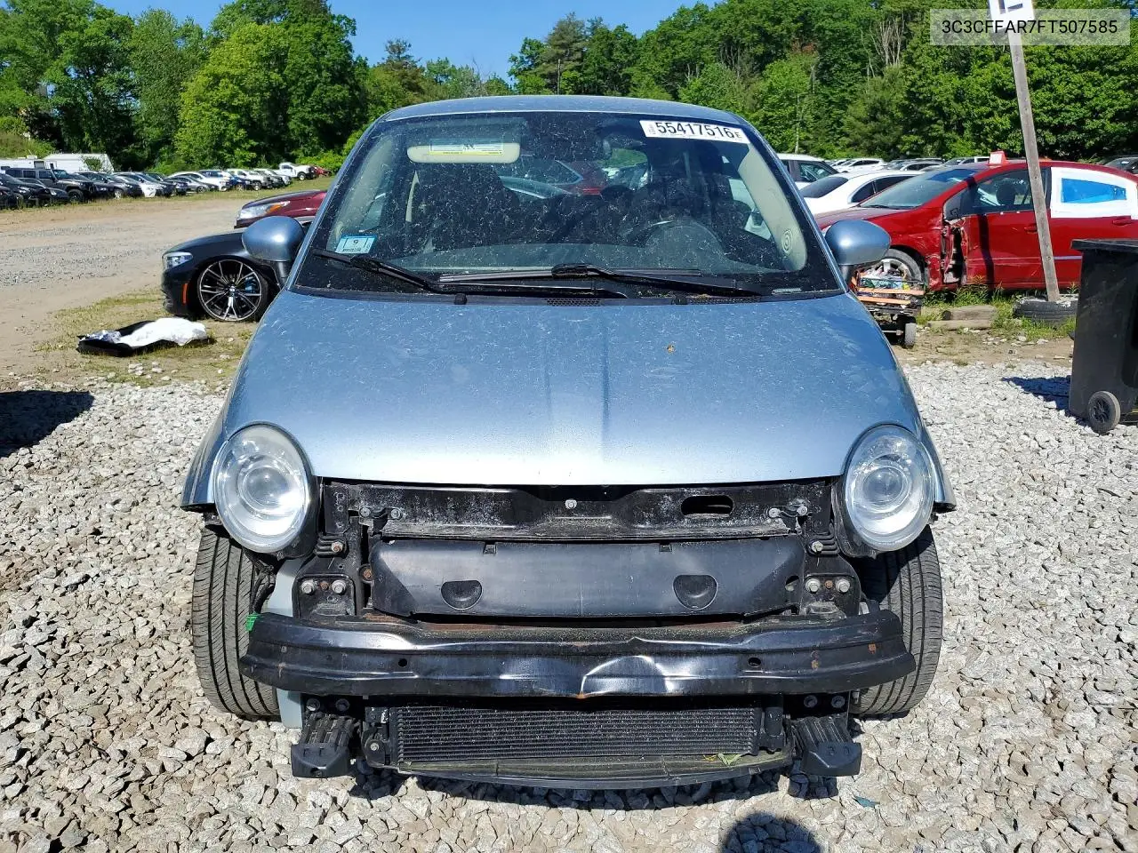 2015 Fiat 500 Pop VIN: 3C3CFFAR7FT507585 Lot: 55417516
